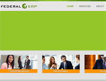 Tablet Screenshot of federalerp.com